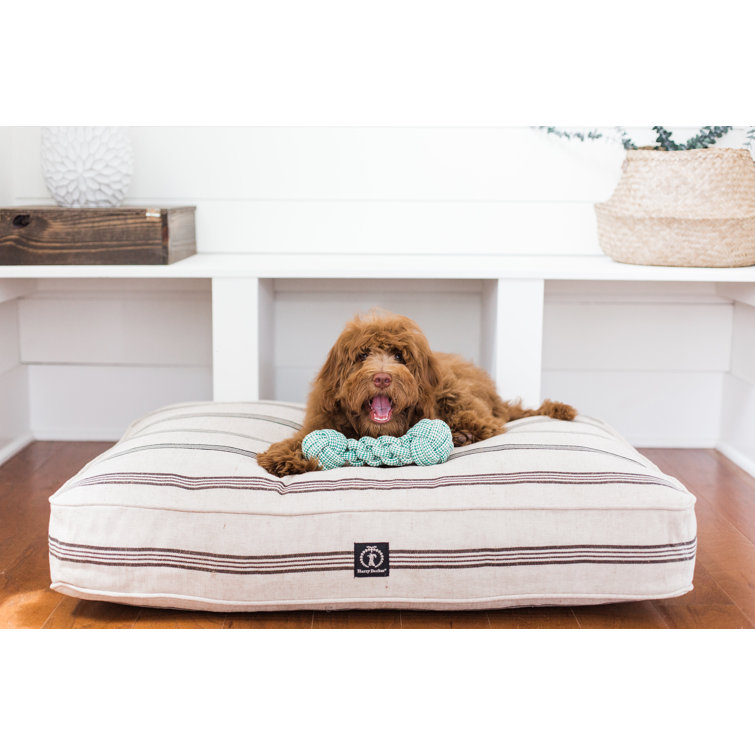 Harry Barker Striped Cotton Pet Bed